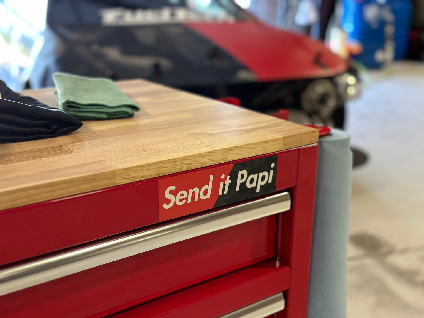 Send It Papi Slap Sticker