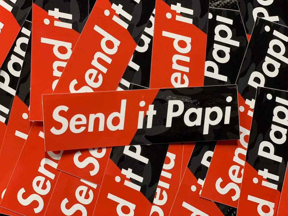 Send It Papi Slap Sticker